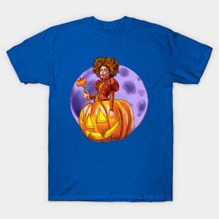 Victorian Enchantress of the Pumpkin Realm T-Shirt